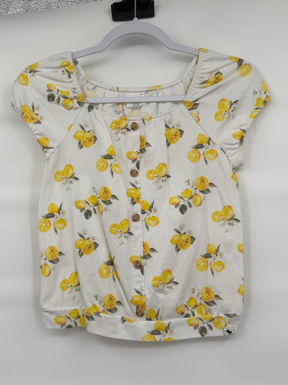 Abercrombie Kids lemon print top